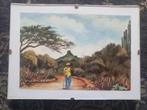 prent drukwerk Willemstad Curacao John Baselmans, Ophalen