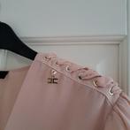 Elisabetta Franchi Bodysuit luxe blouse zacht roze L 48847, Elisabetta Franchi, ., Maat 42/44 (L), Ophalen of Verzenden