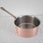 Copper Cook Dikwandige koperen horeca pan sauspan steelpan, Huis en Inrichting, Keuken | Potten en Pannen, Ophalen of Verzenden