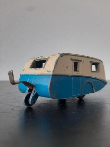 Dinky Toys caravan 190 blauw wit meccano