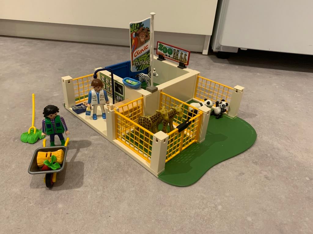 Playmobil set dieren verzorgingsstation, Kinderen en Baby's, Speelgoed | Playmobil, Ophalen, Gebruikt, Complete set
