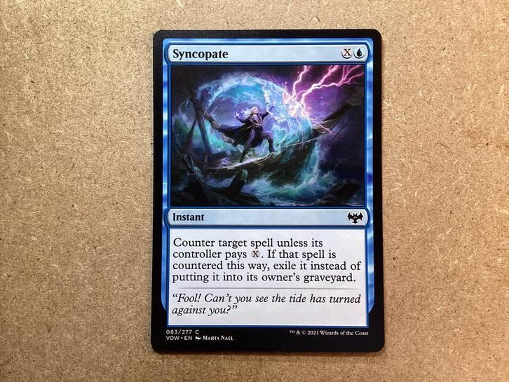 1x Syncopate [083/277] (Near Mint), Hobby en Vrije tijd, Verzamelkaartspellen | Magic the Gathering, Zo goed als nieuw, Losse kaart