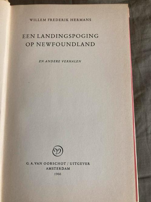 Willem Frederik Hermans - Landingspoging Newfoundland, Boeken, Literatuur, Gelezen, Nederland, Ophalen of Verzenden