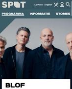 Gezocht: 2 tickets voor Bløf, Oosterpoort, 2 december, Twee personen, December