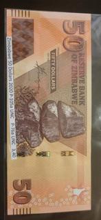 bankbiljet Zimbabwe 50 dollars UNC p76a, Postzegels en Munten, Bankbiljetten | Afrika, Ophalen of Verzenden