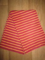 Bretonse sjaal steenrood/geel., Kleding | Dames, Ophalen of Verzenden, Zo goed als nieuw, Maat 42/44 (L), Sjaal