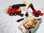Technisch duplo toolo set 2940 compleet brandweer + boekje, Ophalen of Verzenden, Gebruikt, Complete set, Duplo