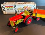 Zetor blikken tractor met wagen, Ophalen of Verzenden, Zo goed als nieuw, Auto's