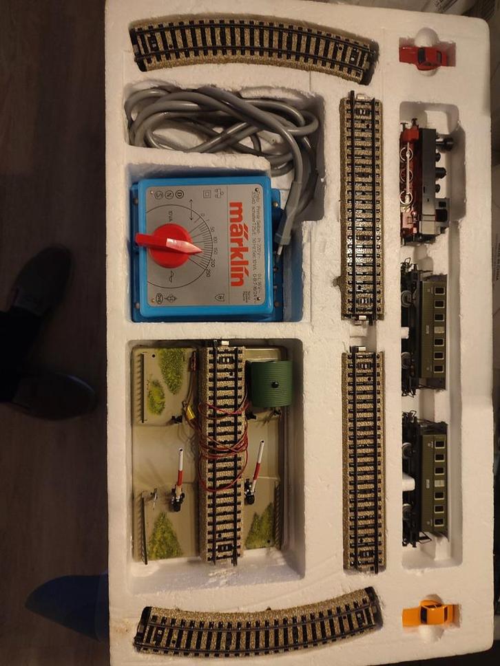 Märklin Treinset 2940 - Compleet met Rails en Transformator, Hobby en Vrije tijd, Modeltreinen | H0, Gebruikt, Treinset, Wisselstroom
