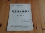 Feestmarsch - j. Van der glas, Gebruikt, Ophalen of Verzenden, Piano, Artiest of Componist
