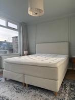 IKEA Boxspring incl. topper - Zo goed als nieuw!, Ophalen, Beige, Tweepersoons, Zo goed als nieuw