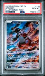 Pokemon Groudon #199 - Paradox Rift - PSA 10, Ophalen of Verzenden, Zo goed als nieuw, Losse kaart