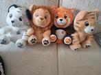 4 Kawaii Dieren Pluche Knuffels Nieuw met Kaartjes, Ophalen of Verzenden, Nieuw, Overige typen