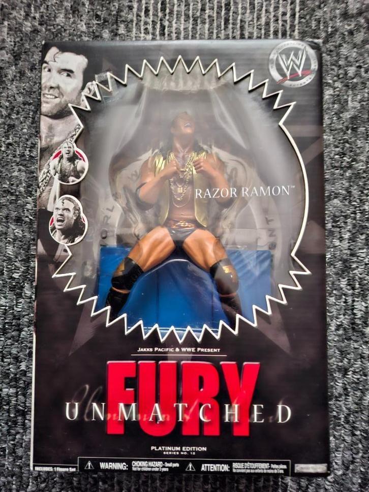WWE Unmatched Fury Razor Ramon figuur ( Nieuw ), Verzamelen, Poppetjes en Figuurtjes, Nieuw, Verzenden