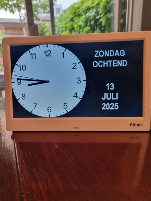 Bbrain digitale dementieklok basic, Witgoed en Apparatuur, Wekkers, Zo goed als nieuw, Ophalen