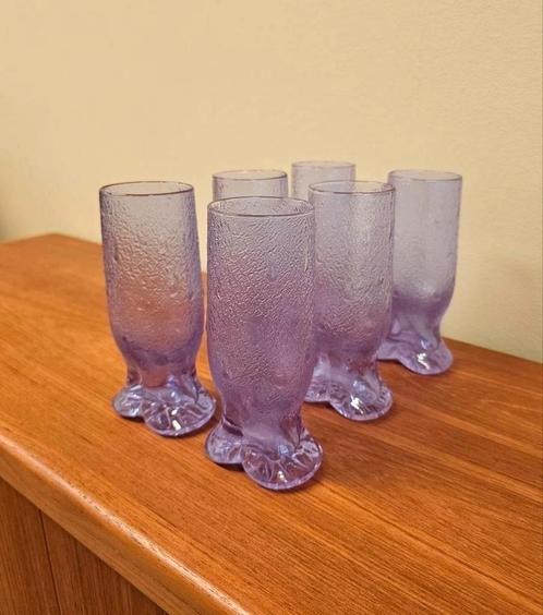 6x Murano Alexanderiet Neodymium Longdrinkglas Glazen, Verzamelen, Glas en Borrelglaasjes, Zo goed als nieuw, Ophalen of Verzenden