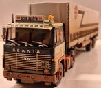 SCANIA 140-super trekker met huifoplegger "Mogens Nielsen", Hobby en Vrije tijd, Modelauto's | 1:50, Ophalen of Verzenden, Nieuw