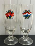 Heineken, europa ‘92, Denemarken en Nederland, glas, Ophalen of Verzenden, Zo goed als nieuw, Glas of Glazen, Heineken