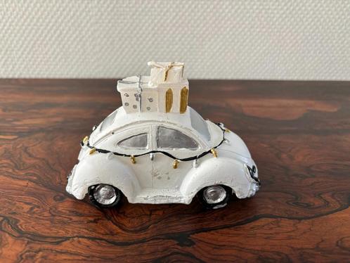 Rivièra Maison Christmas Car Candle - M - Kaars Kever – Wit., Huis en Inrichting, Woonaccessoires | Kandelaars en Kaarsen, Zo goed als nieuw