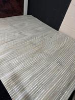 Vloerkleed Leer en Stof Grijs Brinker Balaton 200x290, 200 cm of meer, Ophalen of Verzenden, Zo goed als nieuw, 200 cm of meer