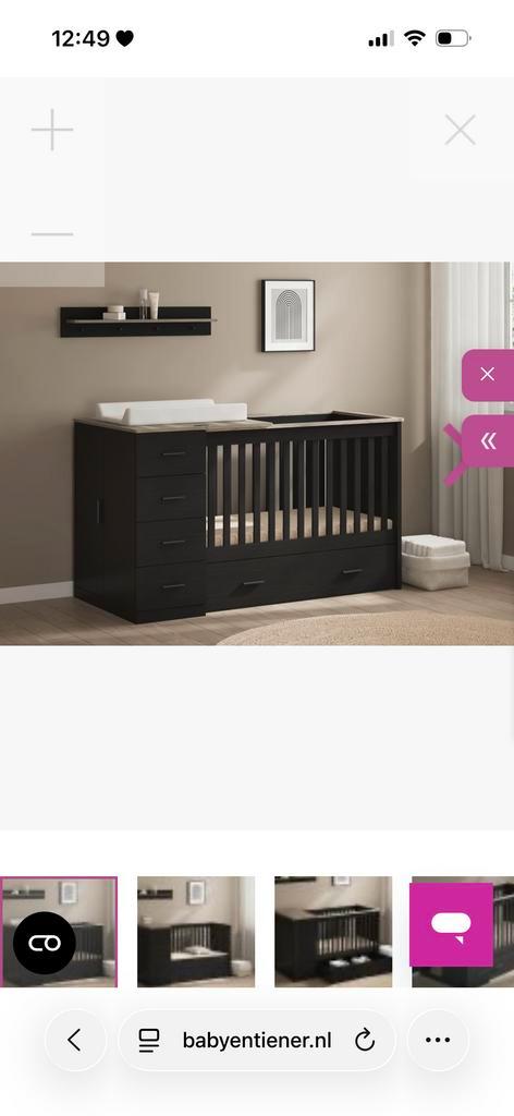 Combi Ledikant - Babybed, commode en kledingkast in één!, Kinderen en Baby's, Babywiegjes en Ledikanten, Nieuw, Ledikant, Ophalen