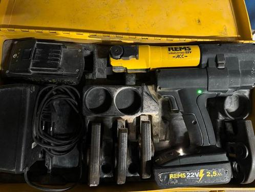 Rems Mini-Press 22V ACC Perstang met persbekken, Doe-het-zelf en Verbouw, Gereedschap | Handgereedschap, Gebruikt, Ophalen