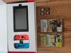 Nintendo Switch V2 met veel spelletjes en nintendo hoes, Spelcomputers en Games, Spelcomputers | Nintendo Switch, Ophalen, Zo goed als nieuw
