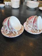 Johnson Brothers Rose Chintz Theekopjes (4), Antiek en Kunst, Antiek | Servies los, Ophalen of Verzenden