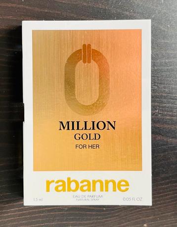 Rabanne Million Gold For Her - Eau de Parfum proefje 1,5ml beschikbaar voor biedingen