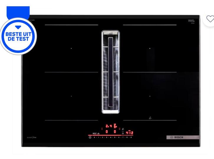 Bosch PVQ795H26E kookplaat afzuiging, Nieuw, Showroommodel, Witgoed en Apparatuur, Kookplaten, Nieuw, Inductie, 4 kookzones, Ophalen