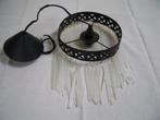 oud kralenlamp, Ophalen of Verzenden, Gebruikt, Glas, Minder dan 50 cm