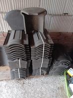 Nieuwe dakpannen- Zwart, Doe-het-zelf en Verbouw, Dakpannen en Dakbedekking, Ophalen, Gebruikt, Steen of Klei, Zwart