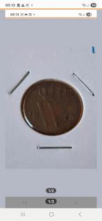 1/2 Cent 1875 in mooie kwaliteit., Ophalen of Verzenden, Koning Willem III, Overige waardes, Losse munt