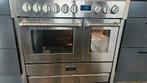 Dubbele oven met gaskookplaat en elektrische kookplaat, Ophalen, Gebruikt, 60 cm of meer