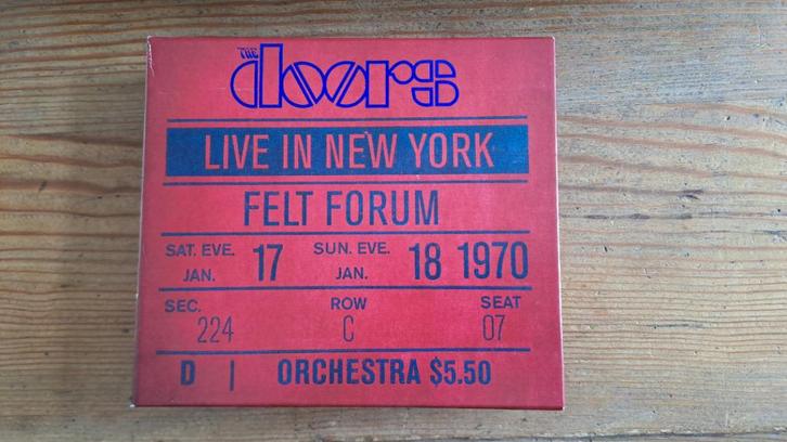 The Doors – Live In New York, Felt Forum 6 cd box, Cd's en Dvd's, Cd's | Rock, Zo goed als nieuw, Poprock, Ophalen of Verzenden