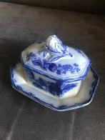 Antieke Porseleinen Botervloot., Antiek en Kunst, Antiek | Servies los, Ophalen of Verzenden