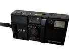OLYMPUS AF-1 zgan met nieuwe batterij en originele tas!, Audio, Tv en Foto, Fotocamera's Analoog, Ophalen of Verzenden, Zo goed als nieuw