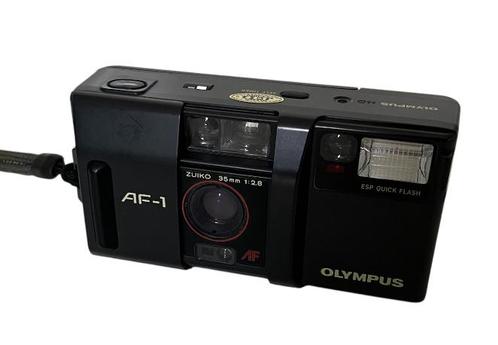 OLYMPUS AF-1 zgan met nieuwe batterij en originele tas!, Audio, Tv en Foto, Fotocamera's Analoog, Zo goed als nieuw, Compact, Olympus