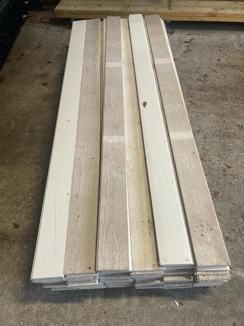 Gegronde douglas profielplanken, Doe-het-zelf en Verbouw, Plinten en Afwerking, Gebruikt, Overige materialen, 250 cm of meer, Ophalen