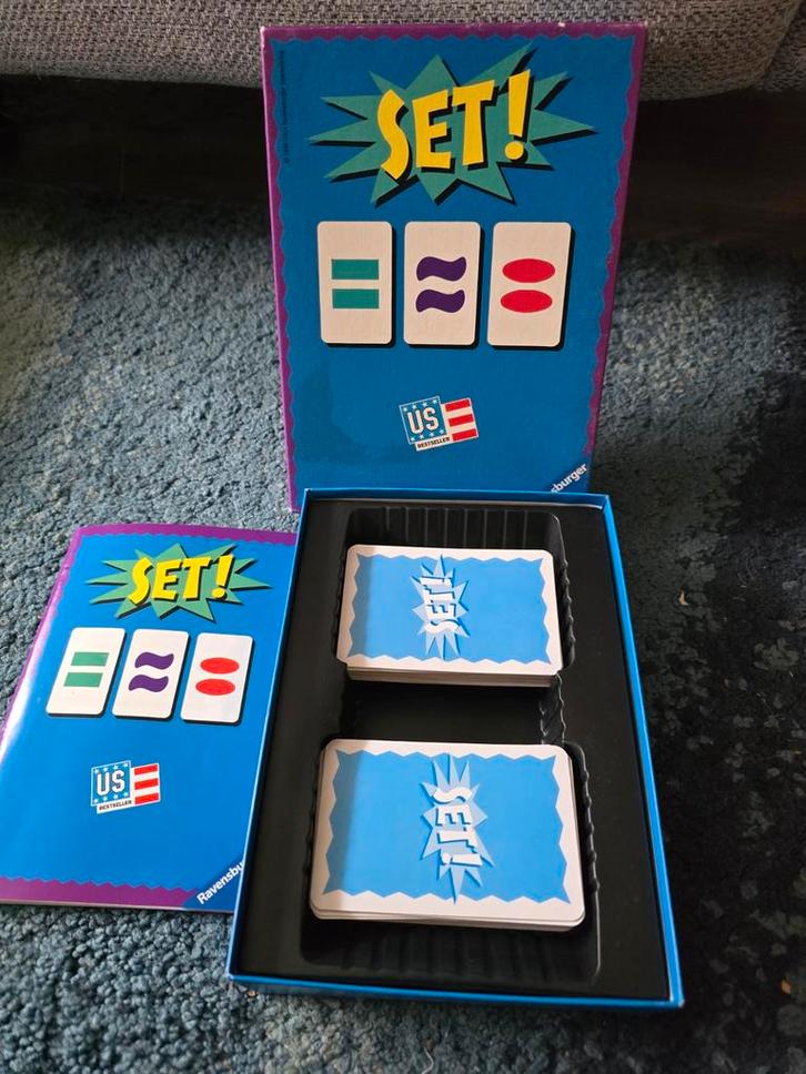 Set Kaartspel - Ravensburger, Hobby en Vrije tijd, Gezelschapsspellen | Bordspellen, Zo goed als nieuw, Ophalen of Verzenden