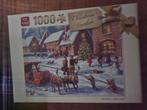 Kerst puzzel 1000, Hobby en Vrije tijd, Denksport en Puzzels, Ophalen, 500 t/m 1500 stukjes, Zo goed als nieuw
