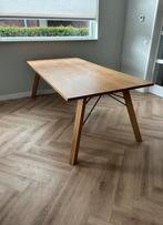 Eiken houten tafel - collectie Spoinq, Huis en Inrichting, Ophalen, Gebruikt, 200 cm of meer, 50 tot 100 cm