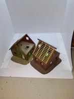2 huisjes in aanbouw ho, Hobby en Vrije tijd, Modeltreinen | H0, Gebruikt, Bachmann, Gelijkstroom of Wisselstroom, Brug, Tunnel of Gebouw