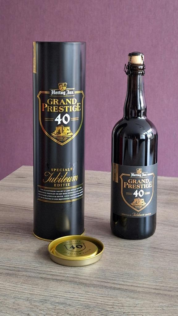 Hertog Jan Grand Prestige jubileum editie 40 jaar, Verzamelen, Biermerken, Nieuw, Flesje(s), Hertog Jan, Ophalen of Verzenden