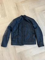 Leren jas heren maat L gevoerd, Kleding | Heren, Jassen | Winter, Maat 52/54 (L), Zwart, Nieuw, C&A