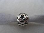 Pandora Bedel Bloem, Verzenden, Zo goed als nieuw, Zilver, Pandora