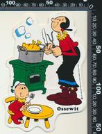 Sticker: Ossewit - Popeye - Olijfje - Erwtje, Verzamelen, Ophalen of Verzenden, Zo goed als nieuw, Strip of Tekenfilm