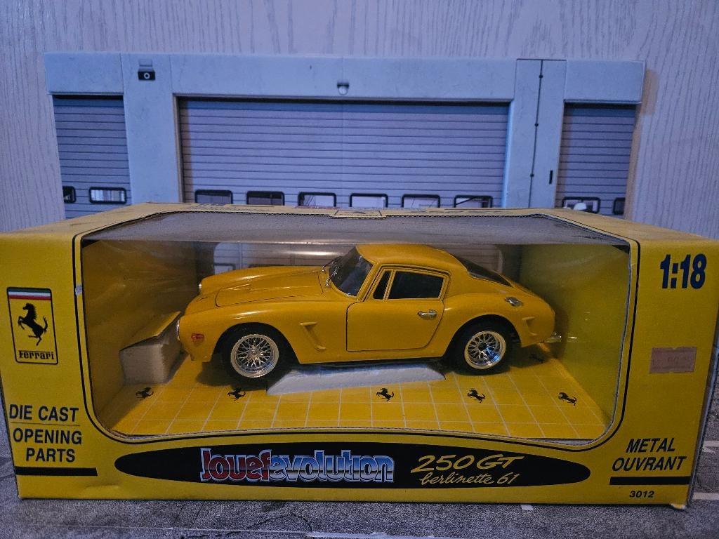 Jouef Evolution Ferrari 250 GT Berlinette 1961 1/18 in ovp, Ophalen of Verzenden, Zo goed als nieuw, Auto, Overige merken
