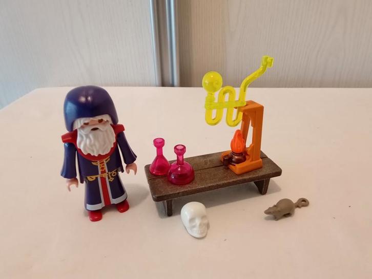 Playmobil 9096 alchemist tovenaar met lab compleet, Kinderen en Baby's, Speelgoed | Playmobil, Zo goed als nieuw, Ophalen of Verzenden