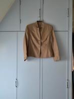 3delige linnen set lichtbruin mt 42, Kleding | Dames, Ophalen of Verzenden, Zo goed als nieuw, Maat 42/44 (L), Zwart